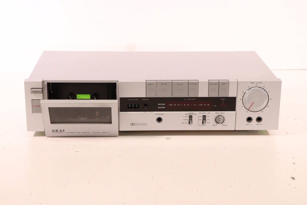 Akai HX1 Stereo Single Cassette Deck (EATS TAPES)