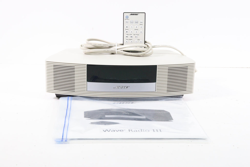 Bose Wave Radio III Music System AM/FM Radio Tuner White