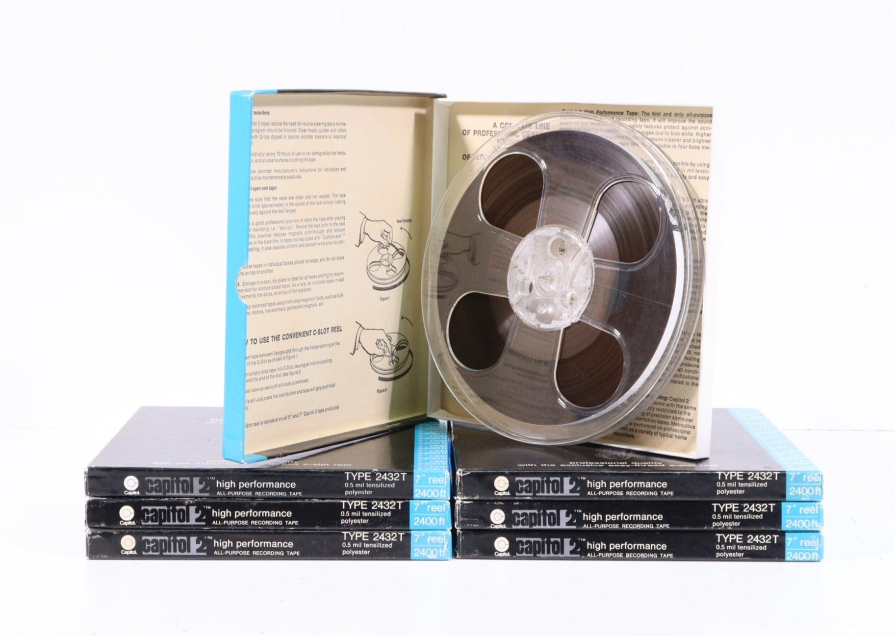 http://spencertified.com/cdn/shop/files/Capitol-2-All-Purpose-Magnetic-Recording-Tape-Type-2432T-7-Reel-200ft-Bundle-of-Seven-Reel-to-Reel-Accessories.jpg?v=1697749328