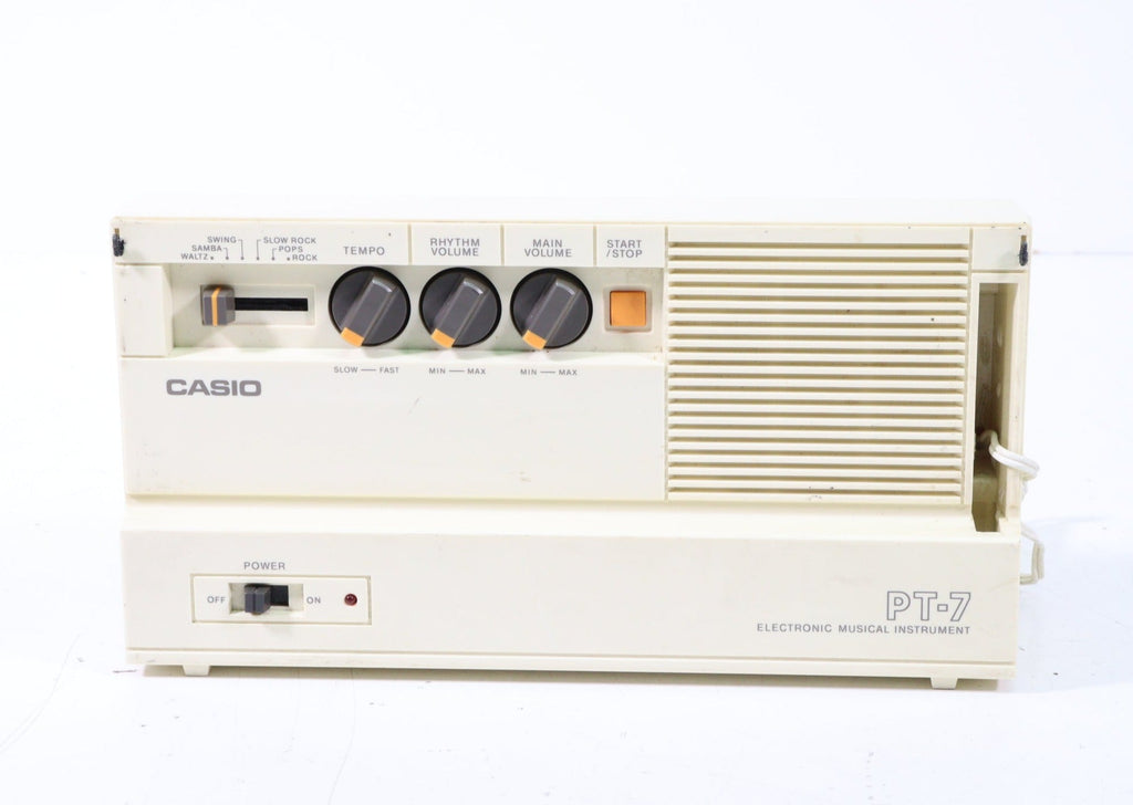 Casio PT7 Vintage Electronic Musical Instrument with Detachable Keybo