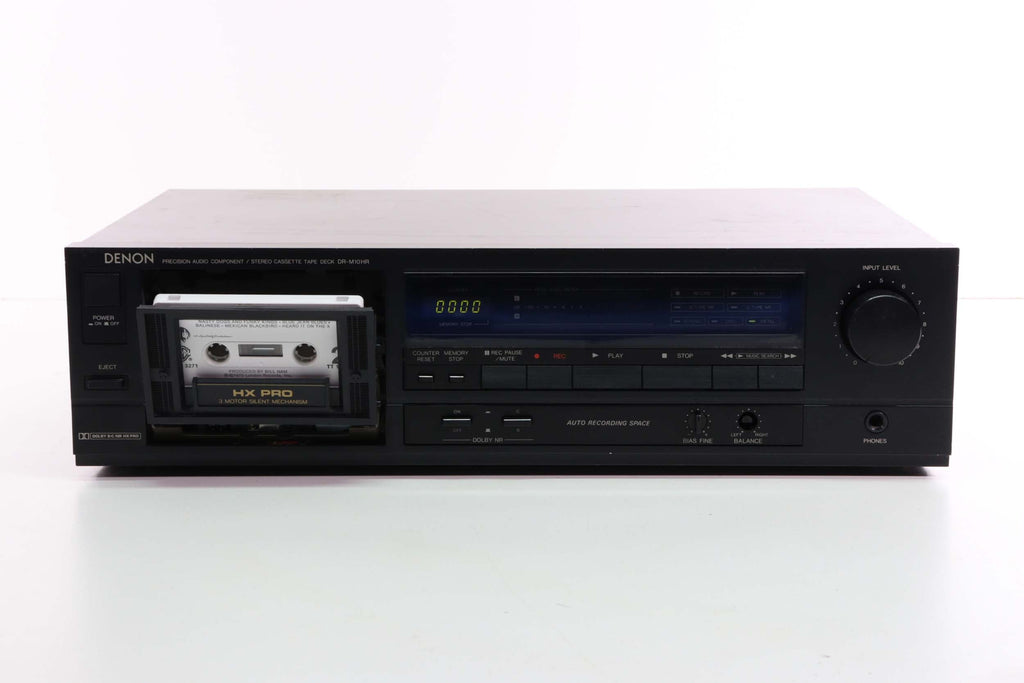 Denon DR-M10HR Precision Audio Stereo Cassette Tape Deck (Missing Door)