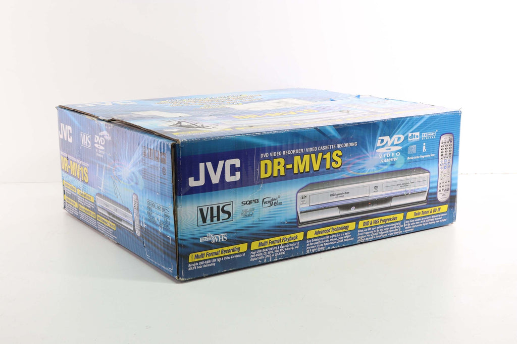 JVC DRMV1S VHS to DVD Combo Recorder (With Original Box/Remote)