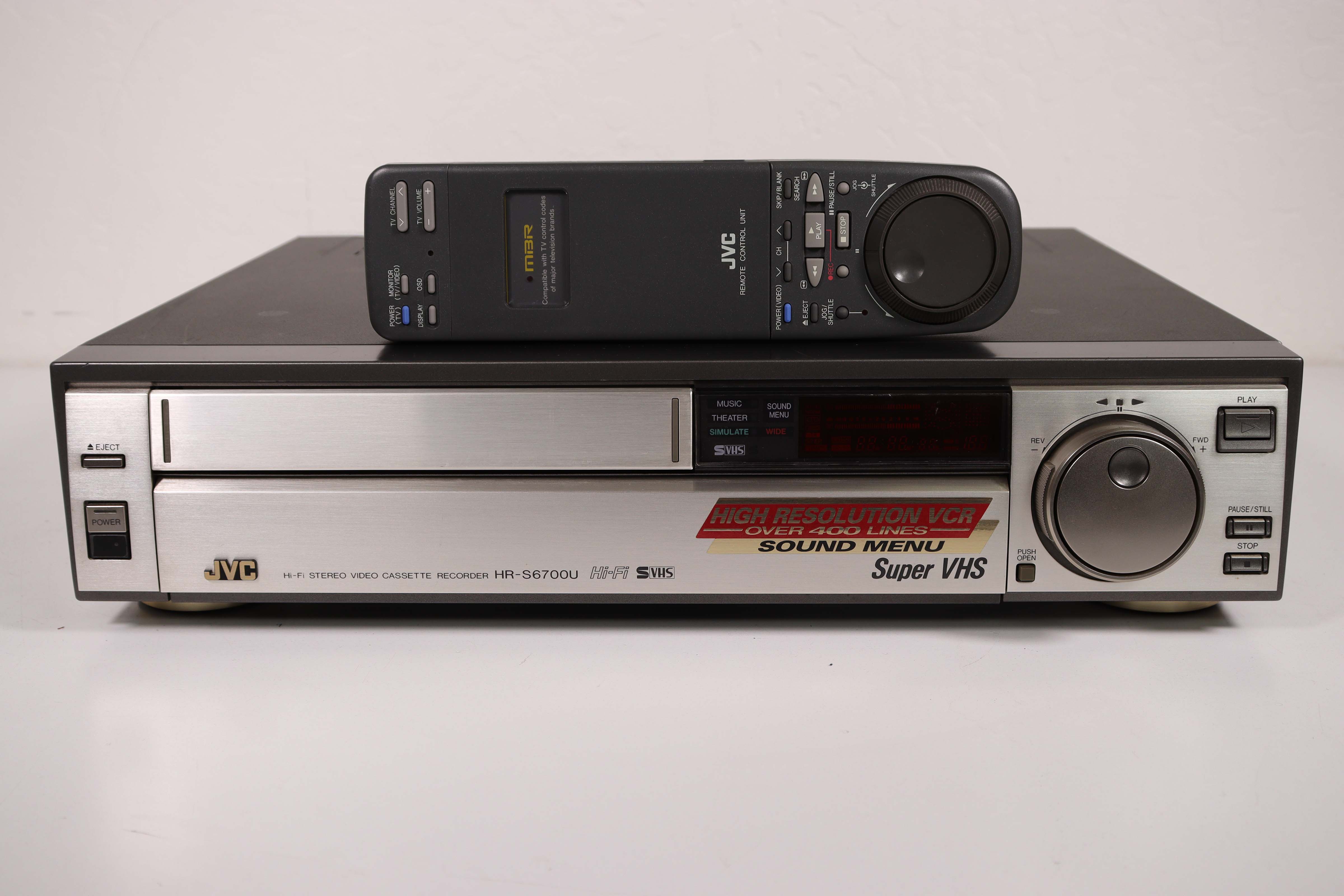 JVC HR XV-3 Lecteur DVD VHS Enregistreur vidéo : : High-Tech