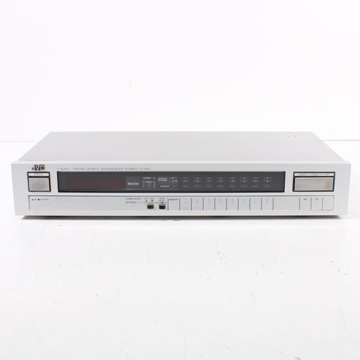 JVC T-X200 FM AM Quartz Synthesizer Stereo Tuner Silver (1983)-Stereo Tuner-SpenCertified-vintage-refurbished-electronics