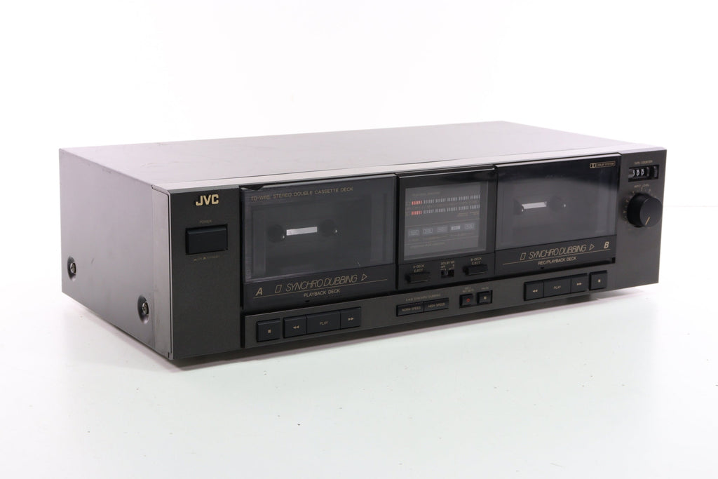 JVC TDW85 Stereo Double Cassette Tape Deck Synchro Dubbing