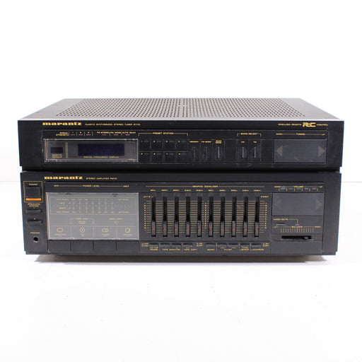 Marantz TA 110 Quartz Synthesized Stereo Tuner ST110 and Amplifier PM110-Audio & Video Receivers-SpenCertified-vintage-refurbished-electronics