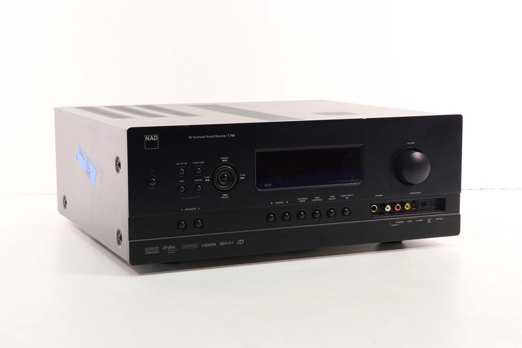 NAD T765 AV Surround Sound Receiver (NO REMOTE) (HDMI Does Not Carry