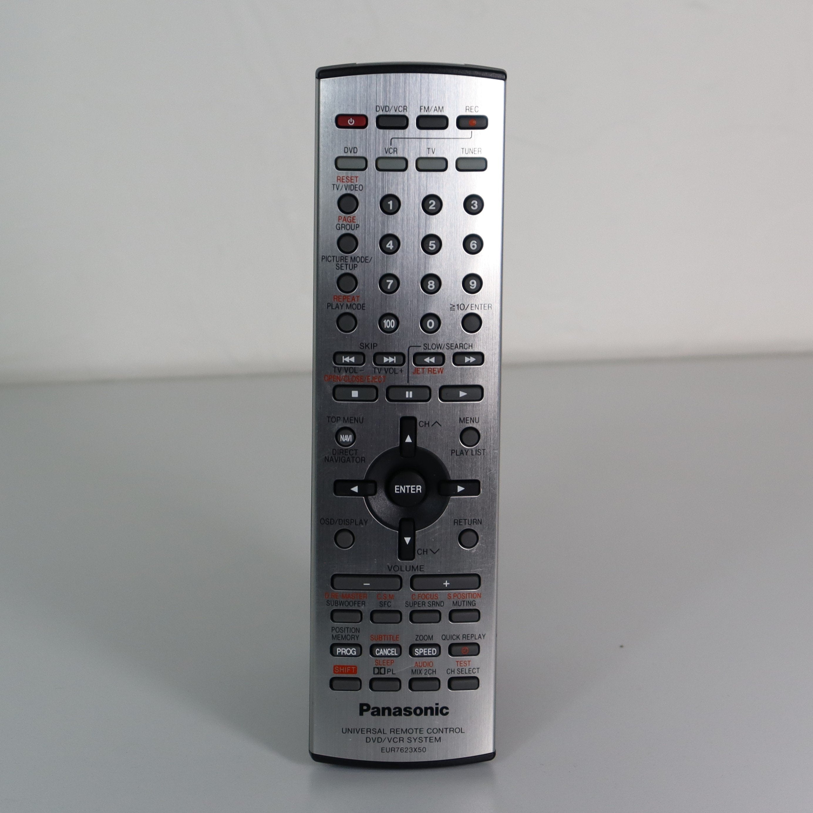 Panasonic EUR7623X50 Remote Control for DVD VCR Combo Home Theater  SC-HT800V and More