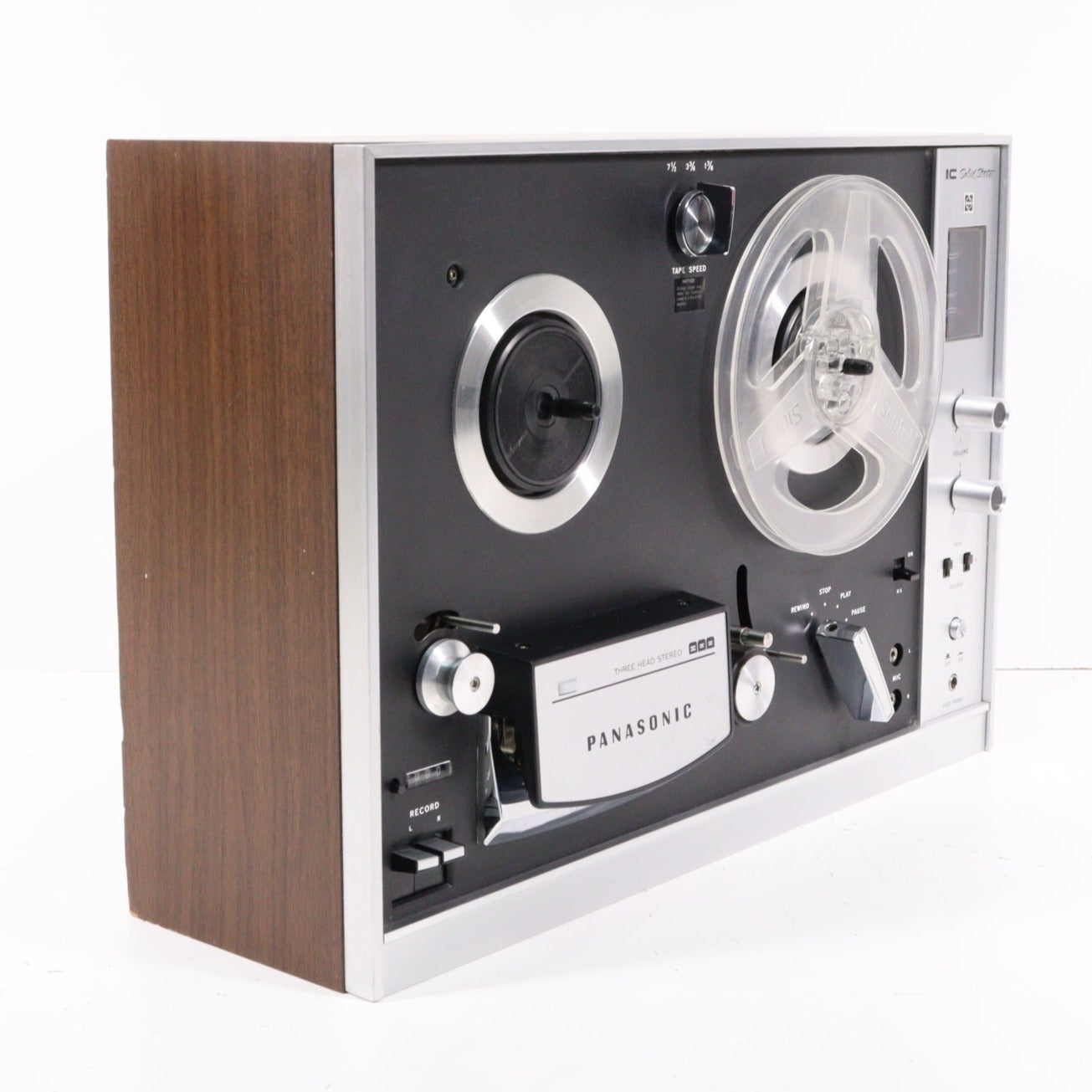 Panasonic RS-768US Solid State 3-Head Stereo Reel-to-Reel with Dust Co