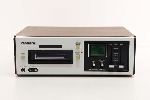 Panasonic 8 Track Stereo Record Deck Made In Japan Wooden Box (As Is)-8 Track Player-SpenCertified-vintage-refurbished-electronics