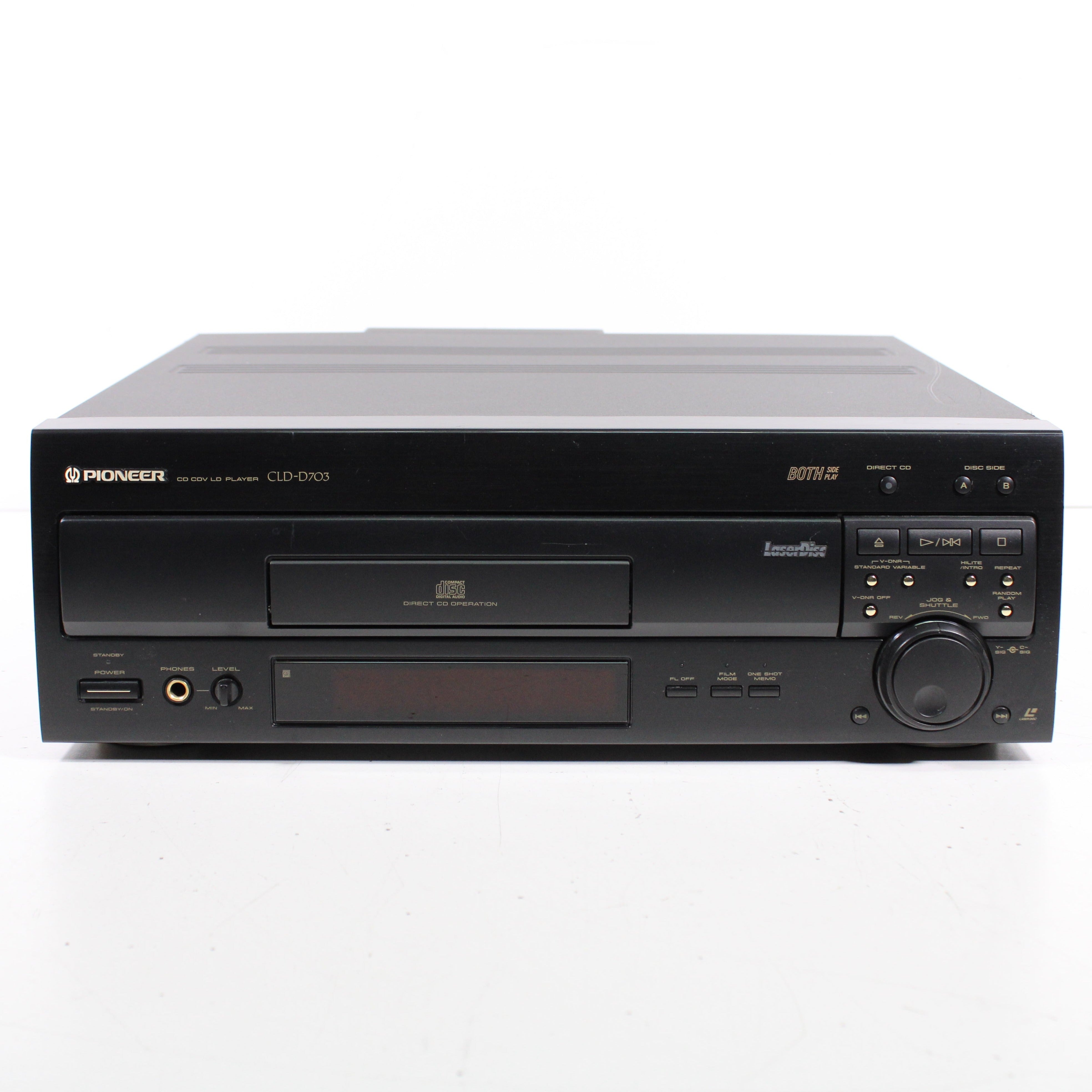 Pioneer CLD-D703 CD CDV LD Player S-Video Optical (1994)