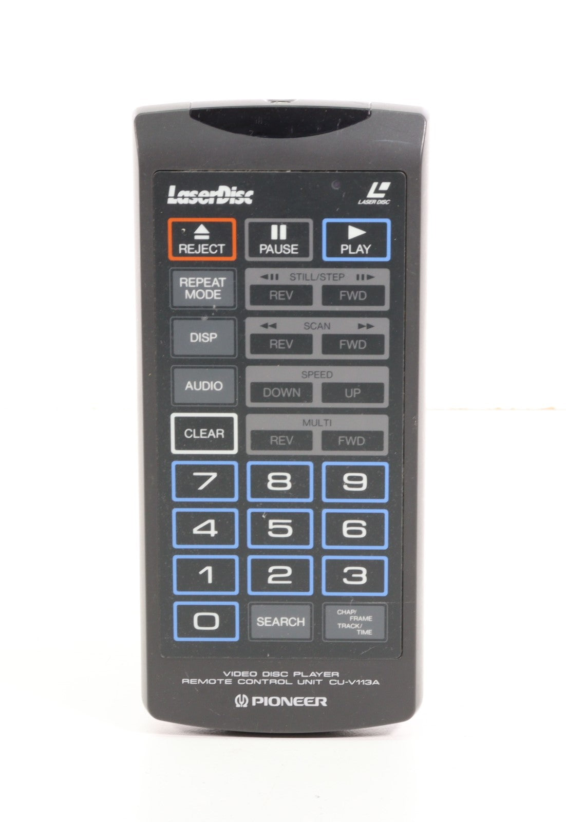 Pioneer CU-V113A Remote Control for LaserDisc Player CLD-V2600 and Mor