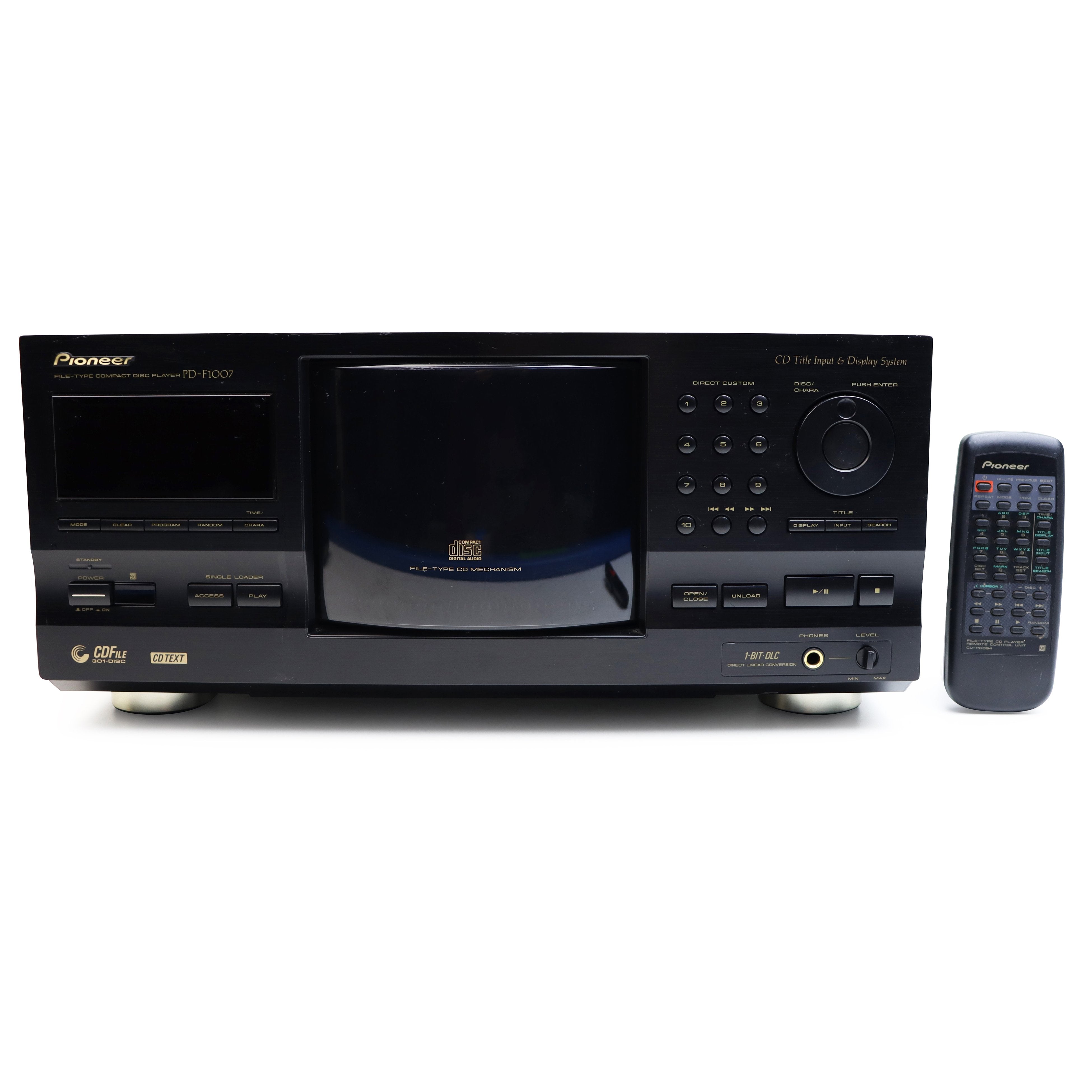 Pioneer PD-F1007 File Type 301 CD Compact Disc Player Changer