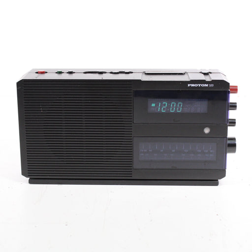 Proton 320 Vintage AM/FM Stereo Alarm Clock Radio Treble Bass Control-Radios-SpenCertified-vintage-refurbished-electronics