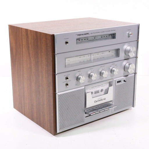 Realistic Clarinette 66 AM FM Stereo Cassette Music System-Cassette Players & Recorders-SpenCertified-vintage-refurbished-electronics