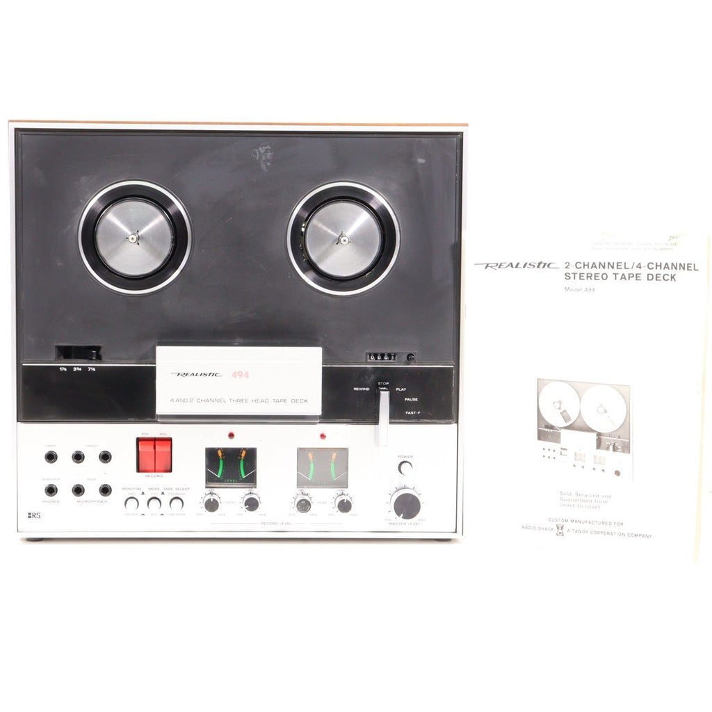 Realistic 999B Reel to Reel Tape Deck Player Recorder