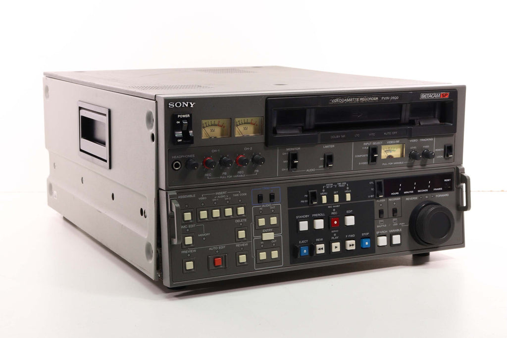 SONY BetaCam BVW-2800 Professional Betamax Video Cassette Recorder (No
