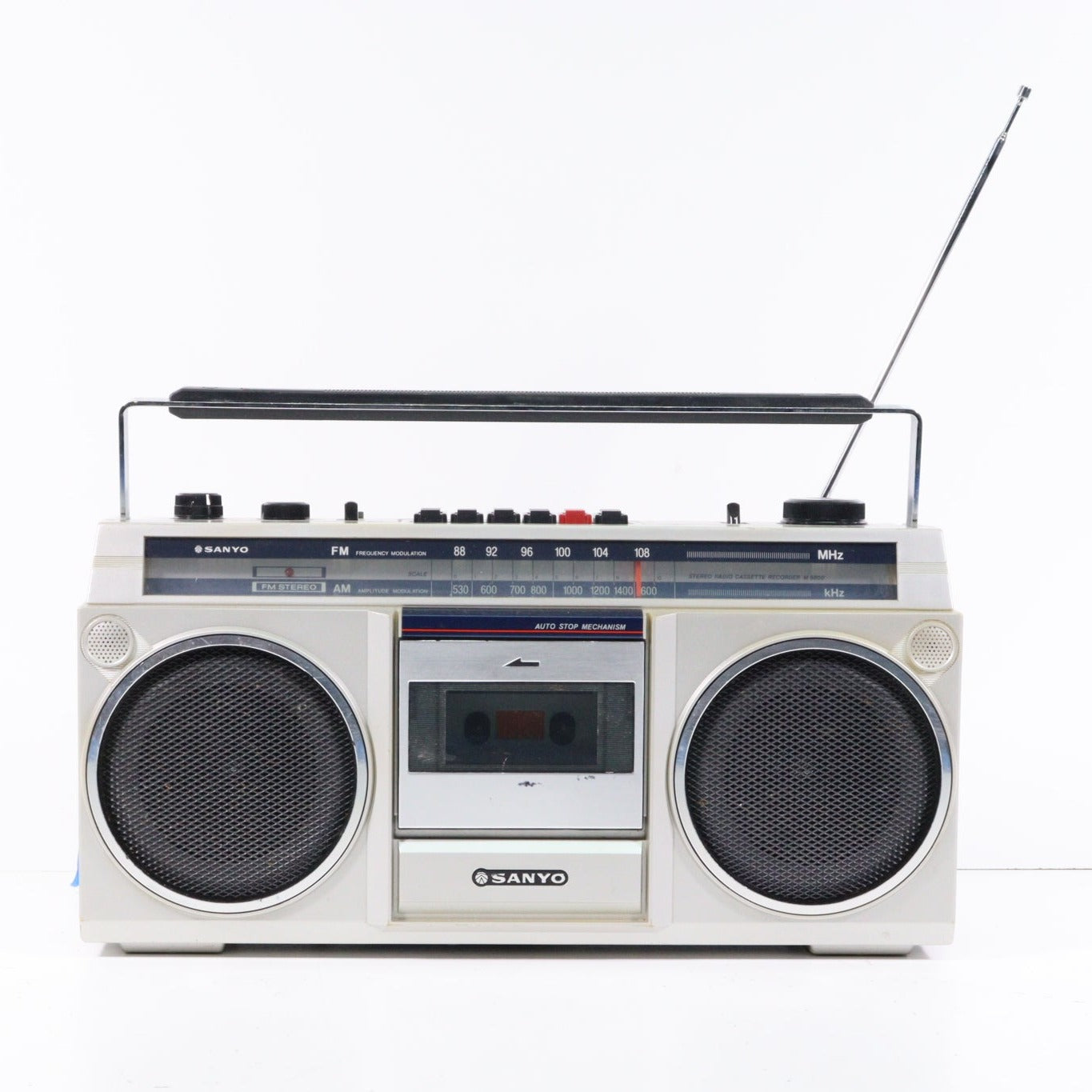 Portable CD Player with AM/FM Stereo Radio Cassette Player