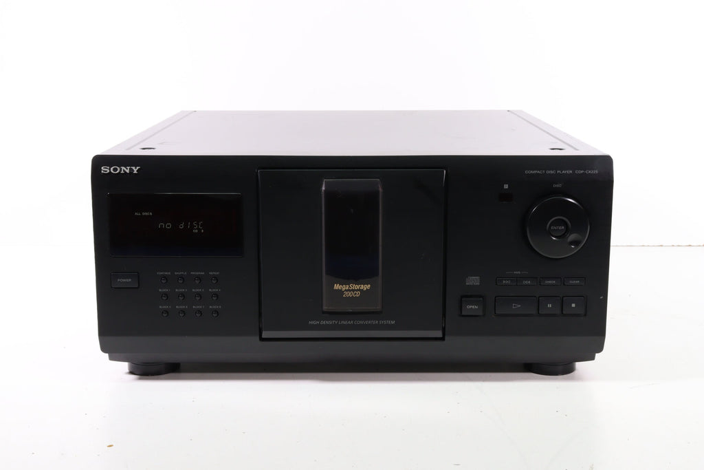 Sony CDPCX225 200Disc Carousel CD Changer (SKIPS)