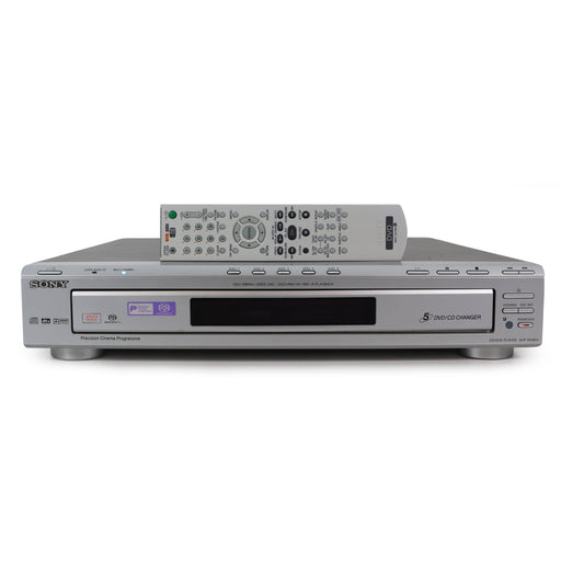 Sony DVP-NC80V 5 Disc DVD Changer Carousel Type-Electronics-SpenCertified-Silver-refurbished-vintage-electonics