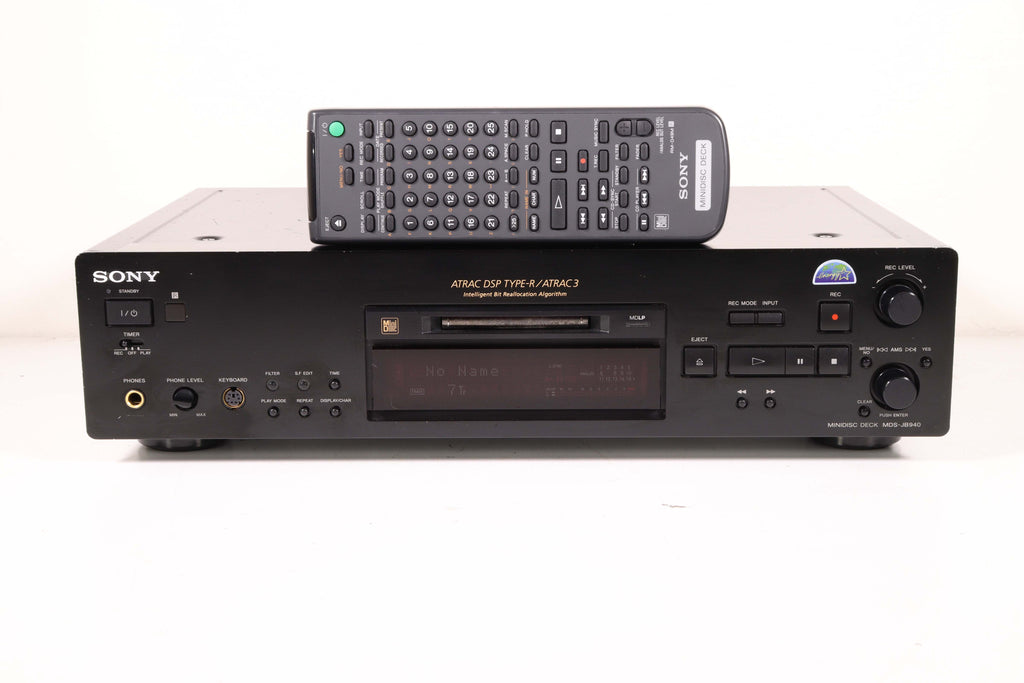 Sony MDSJB940 Minidisc Recorder and Player Deck with Optical Digital