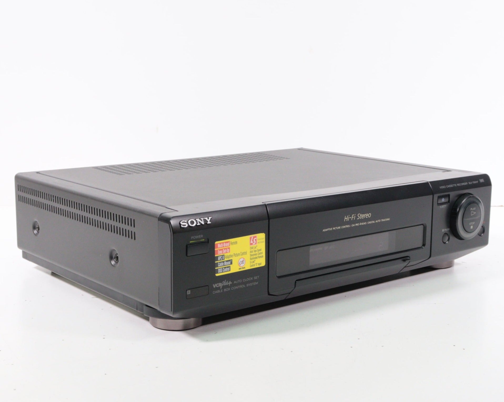 Used Sony SLV-M10HF Digital Hi-Fi Stereo VHS VCR Player Recorder No Remote