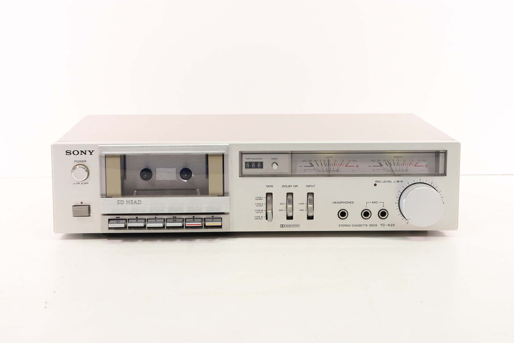 Platine Cassette Sony TC-K22 Vintage – Fonctionnelle, Léger Pleurage, à Réviser