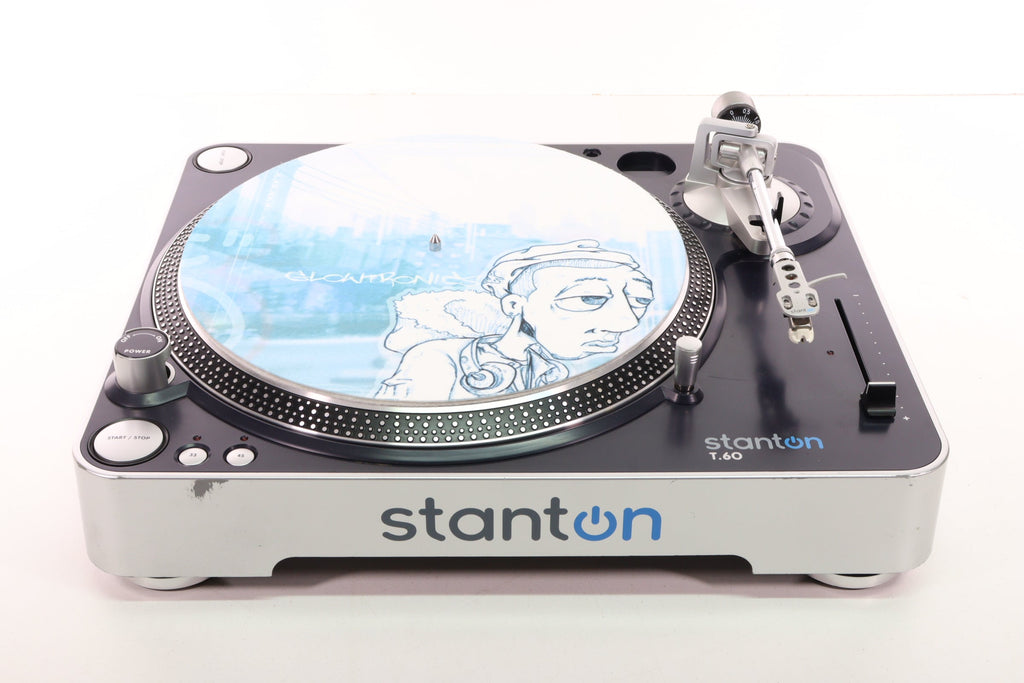 Stanton T60 Direct-Drive Turntable Vinyl Record Player with Power Cord