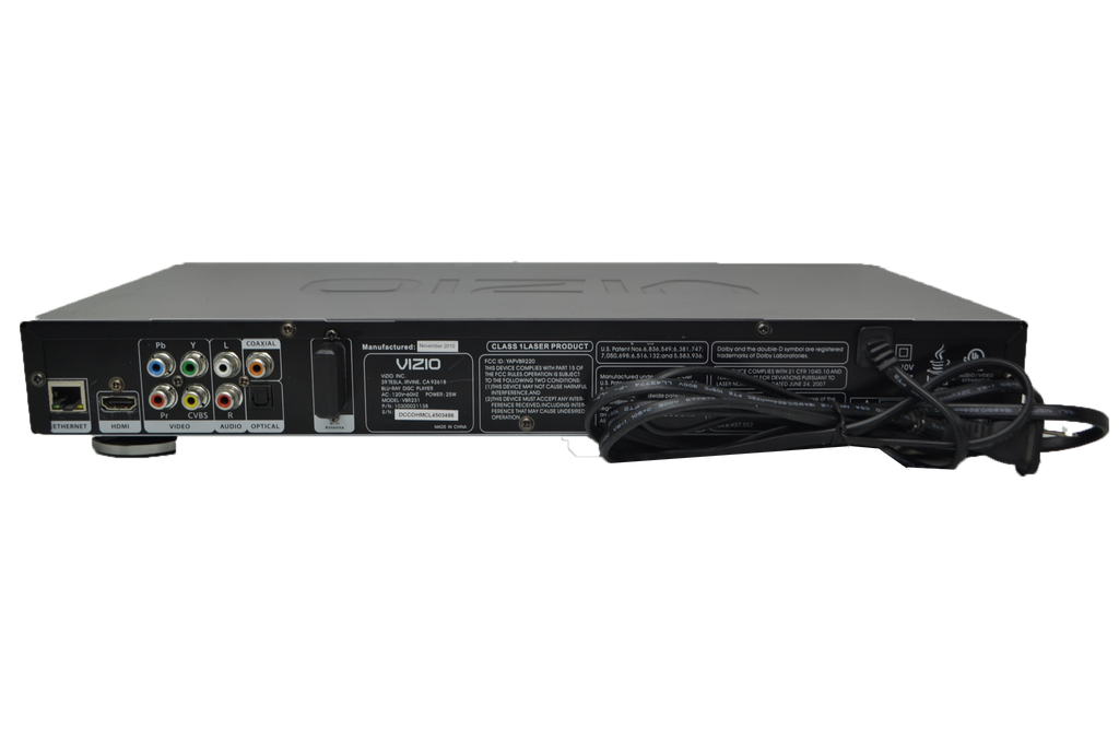 Vizio VBR231 HighQuality BluRay Disc Player with HDMI