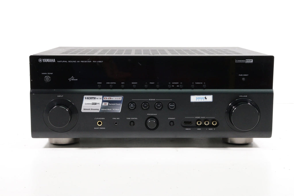 Yamaha RXV867 Natural Sound AV Receiver (NO POWER) (NO REMOTE)