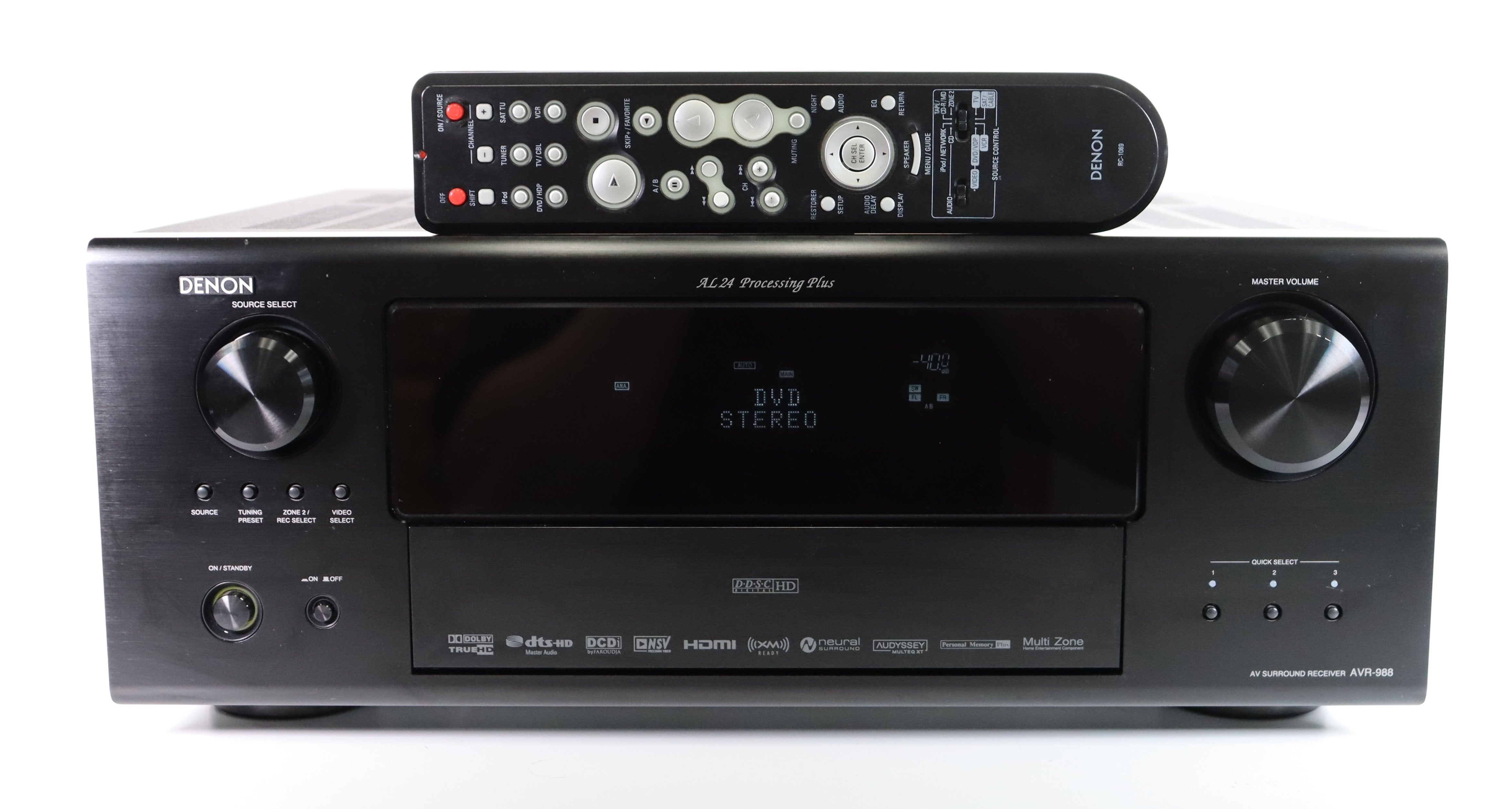 Denon AVR-988 AL24 Processing Plus AV Surround Receiver with