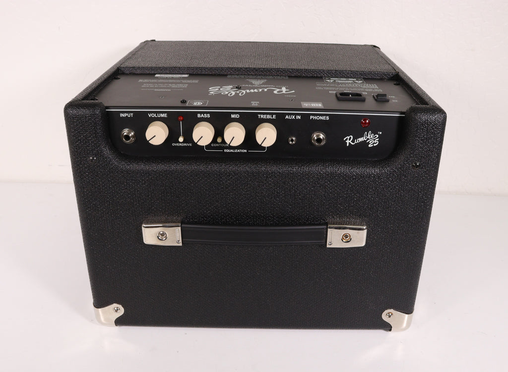 Fender Rumble 25 Bass Electric Guitar Amplifier System Portable