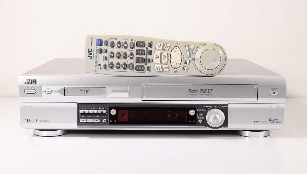 Jvc HR-DVS1 – Reproductor de vídeo DV/S-VHS, Color champán