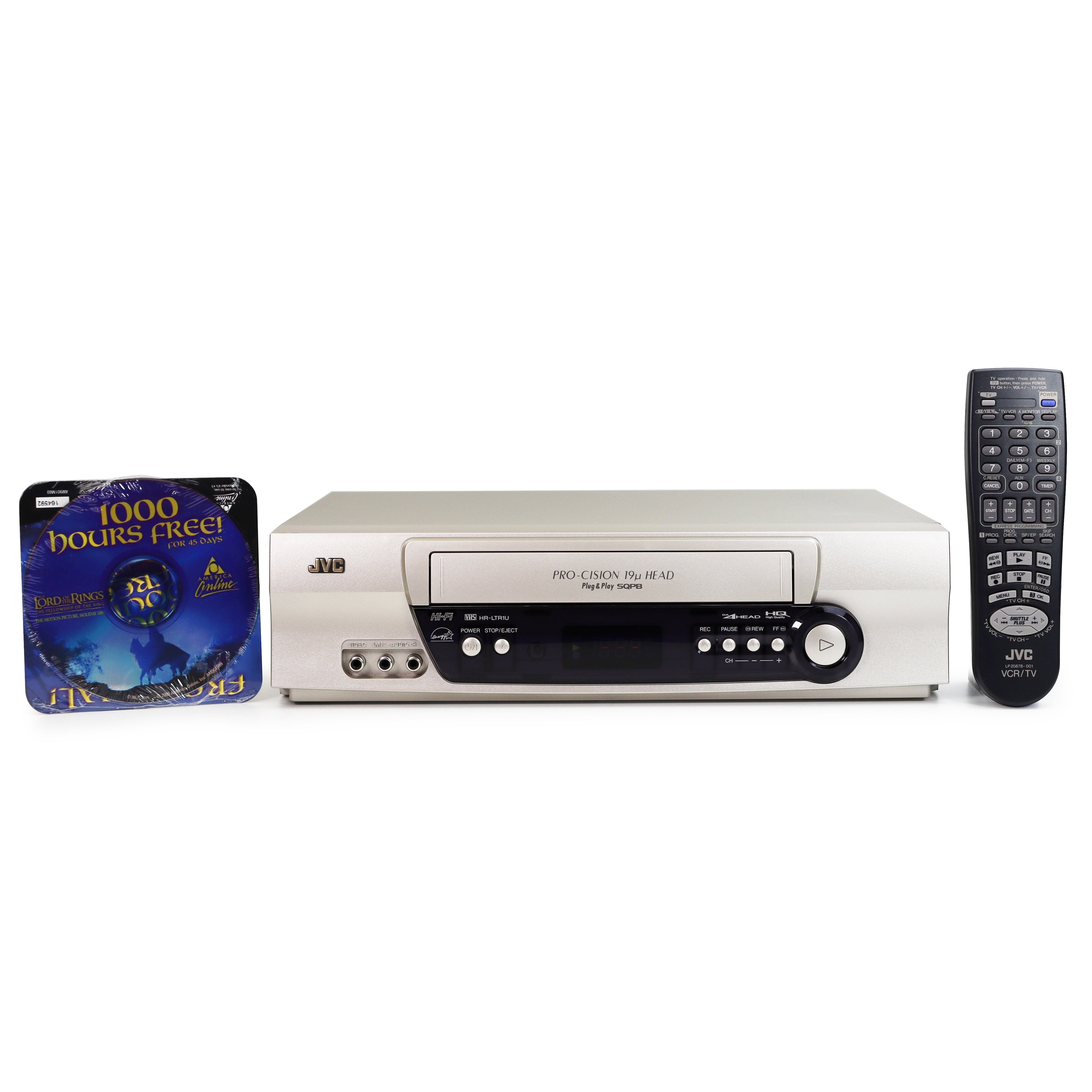 JVC HR-LTR1U The Lord Of The Rings The Fellowship Ring Limited Edition  Stereo VCR (Brand New)