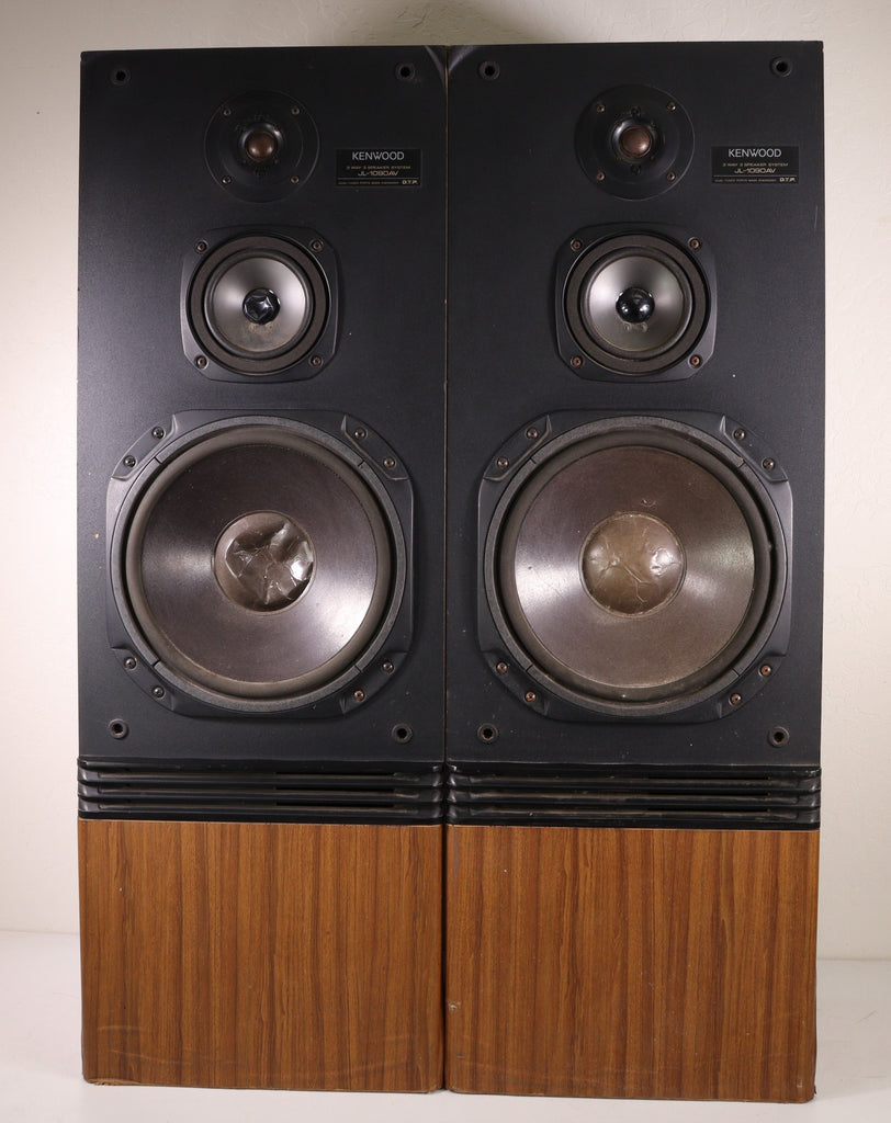 Kenwood JL1090AV 3Way Tower Speaker Pair System Dual Tuned Ports