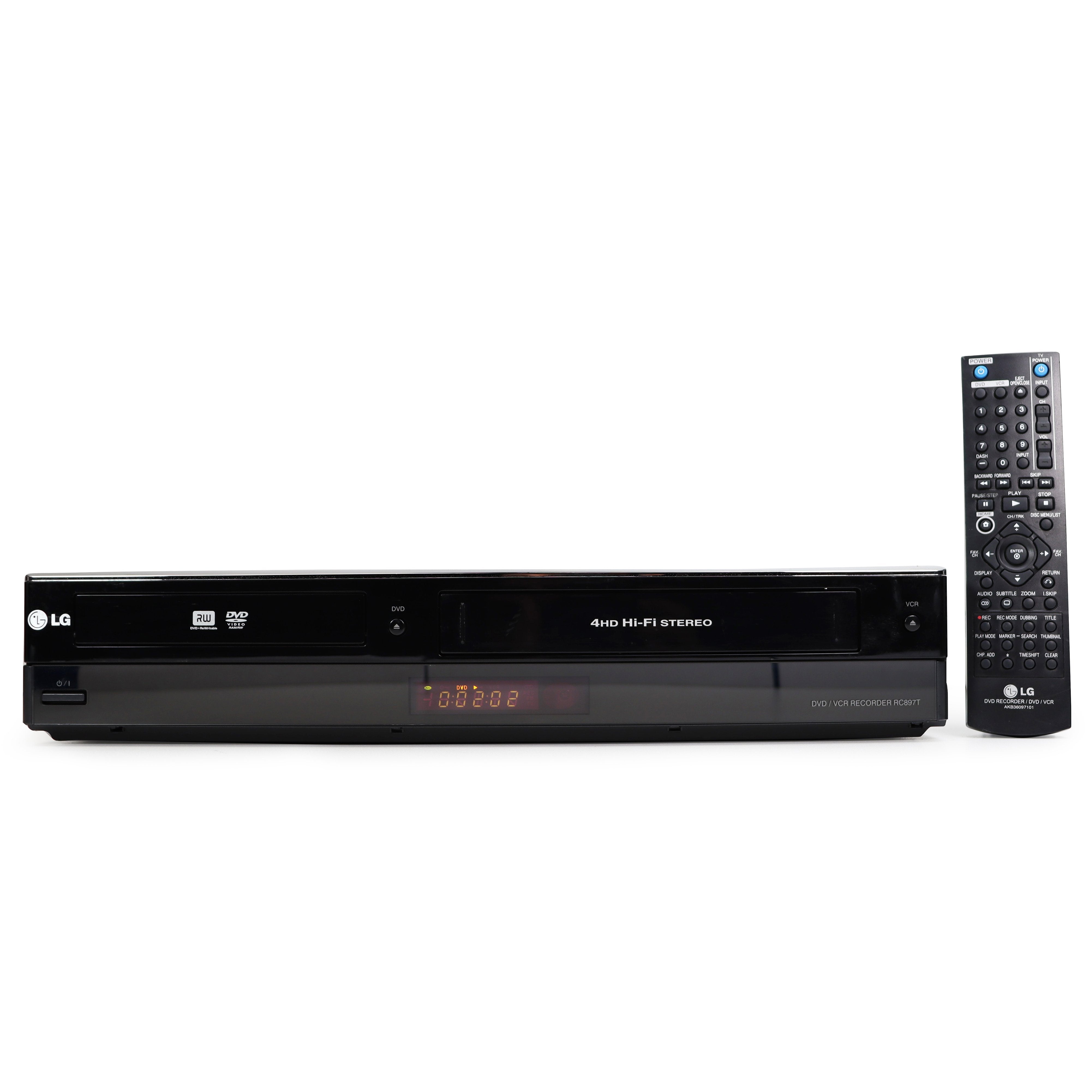 LG RC897T Dual Recorder VHS DVD Converter 1080P HDMI