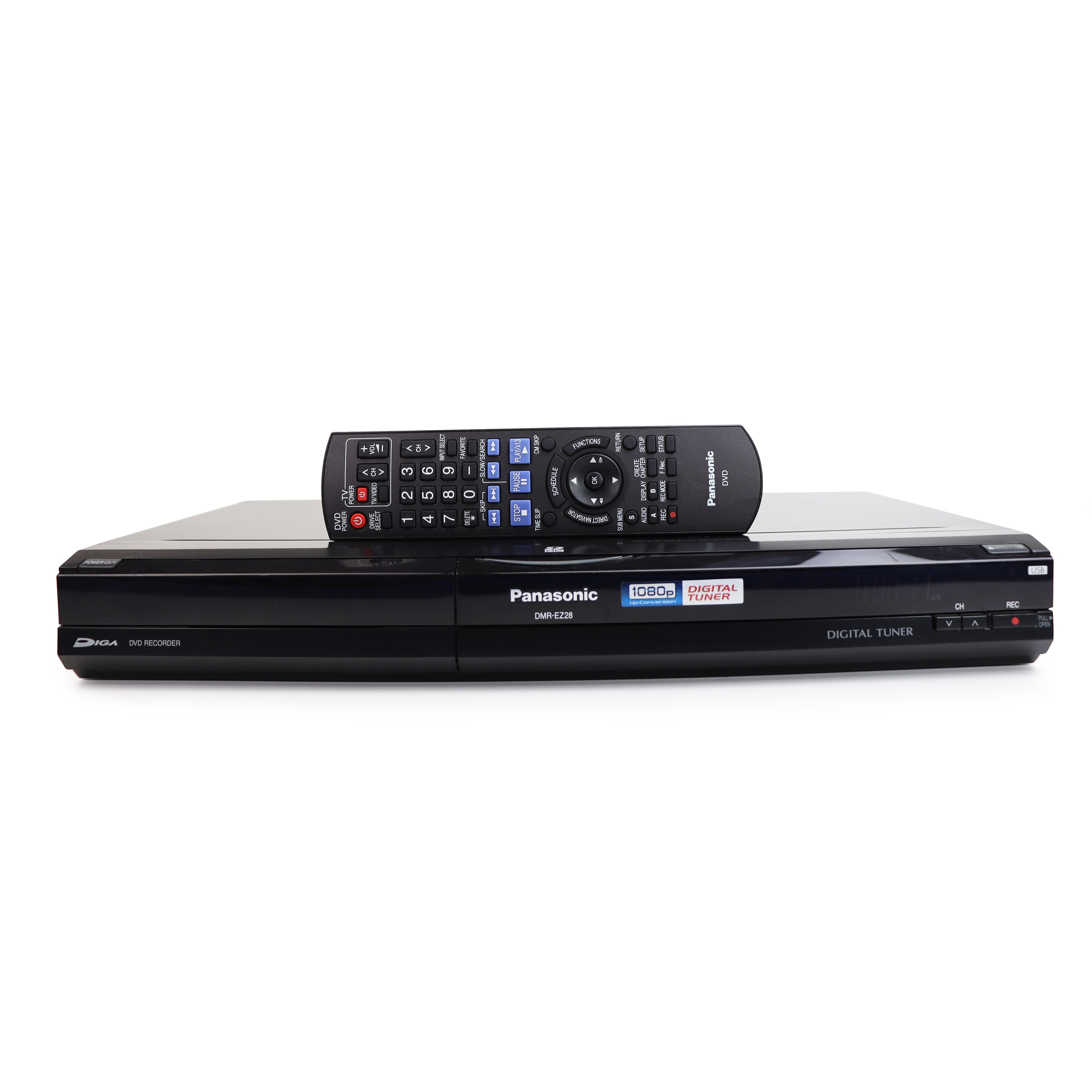 monarki Aktiver Sømil Panasonic DMR-EZ28 DVD Recorder / Player with USB and 1080P HDMI Upcon