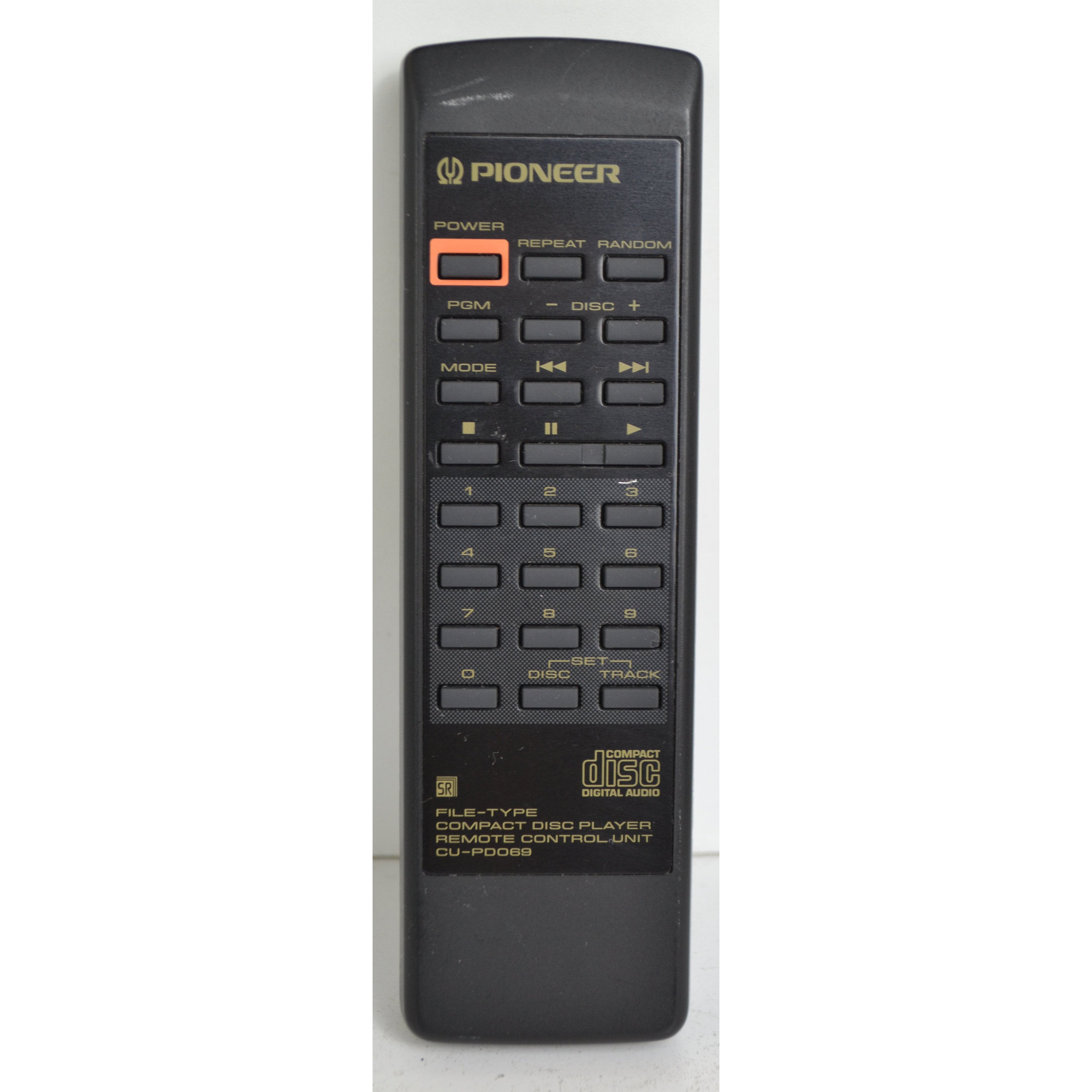 Pioneer CU-PD069 Remote Control for CD Player PD-F904 and More