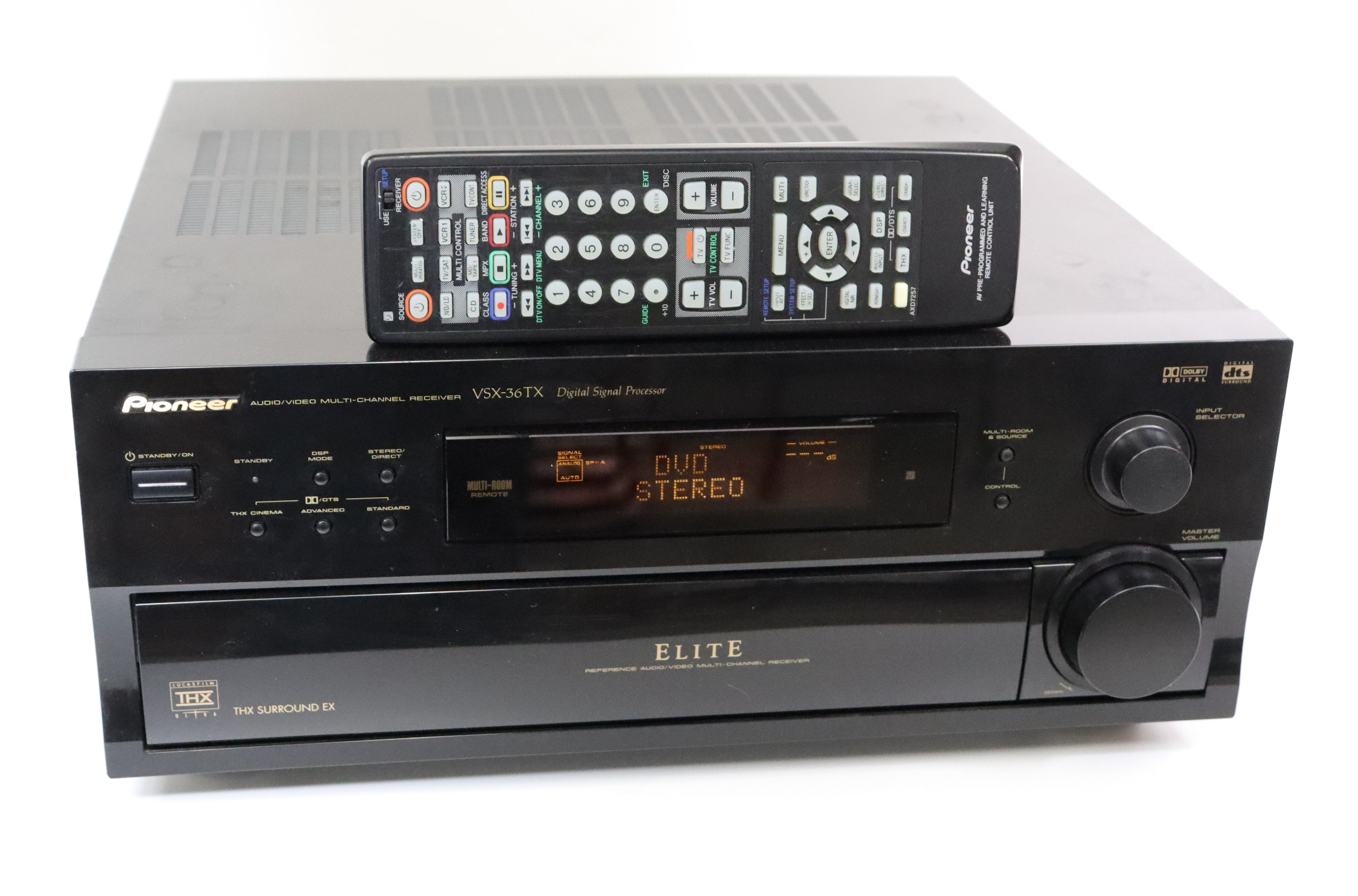 Pioneer Elite VSX-36TX THX Audio Video Multi-Channel Receiver Amplifie