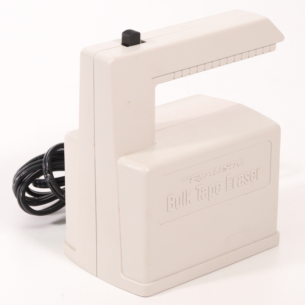  Realistic 44-210 Magnetic Bulk Tape Eraser for Reel to Reel,  Video Cassette Tape on Film, Cassette Tapes