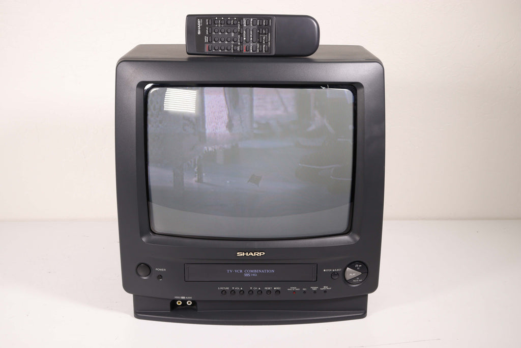 Sharp 13VT-H60 13 Inch Home Tube TV VCR VHS Player Combination