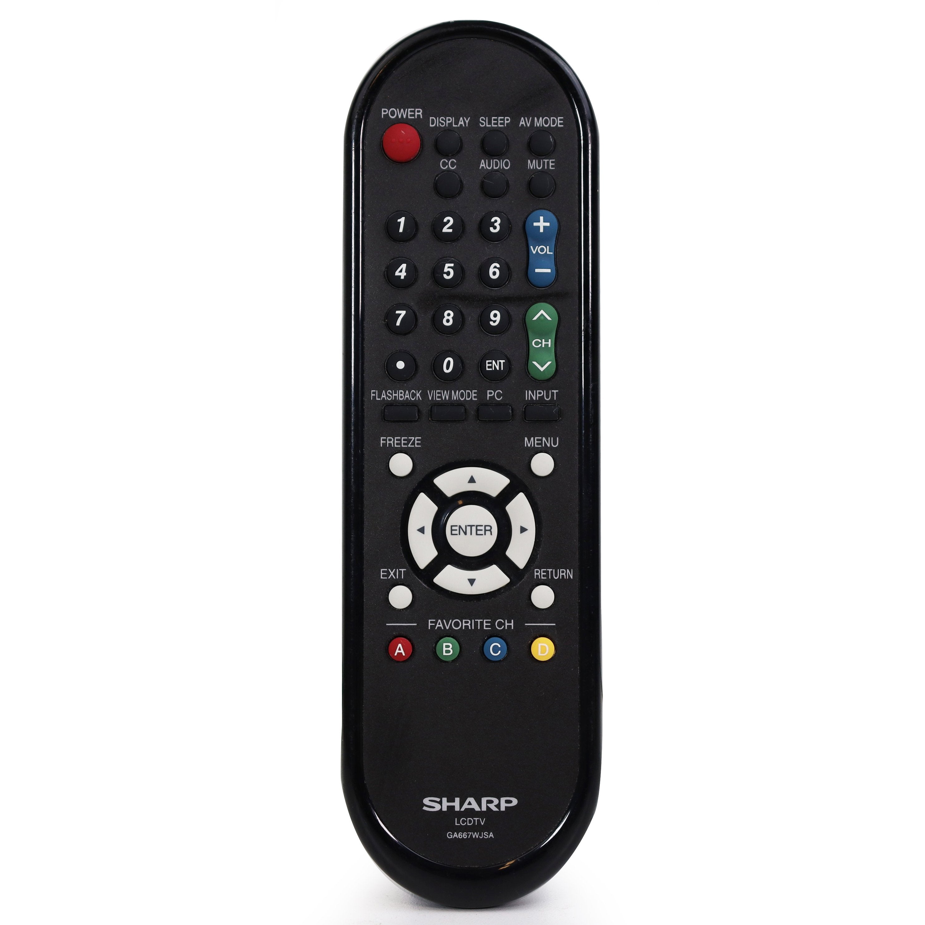 Sharp LCDTV GA667WJSA Remote Control LC32D44 LC32D44U LC32D47 LC32D47U