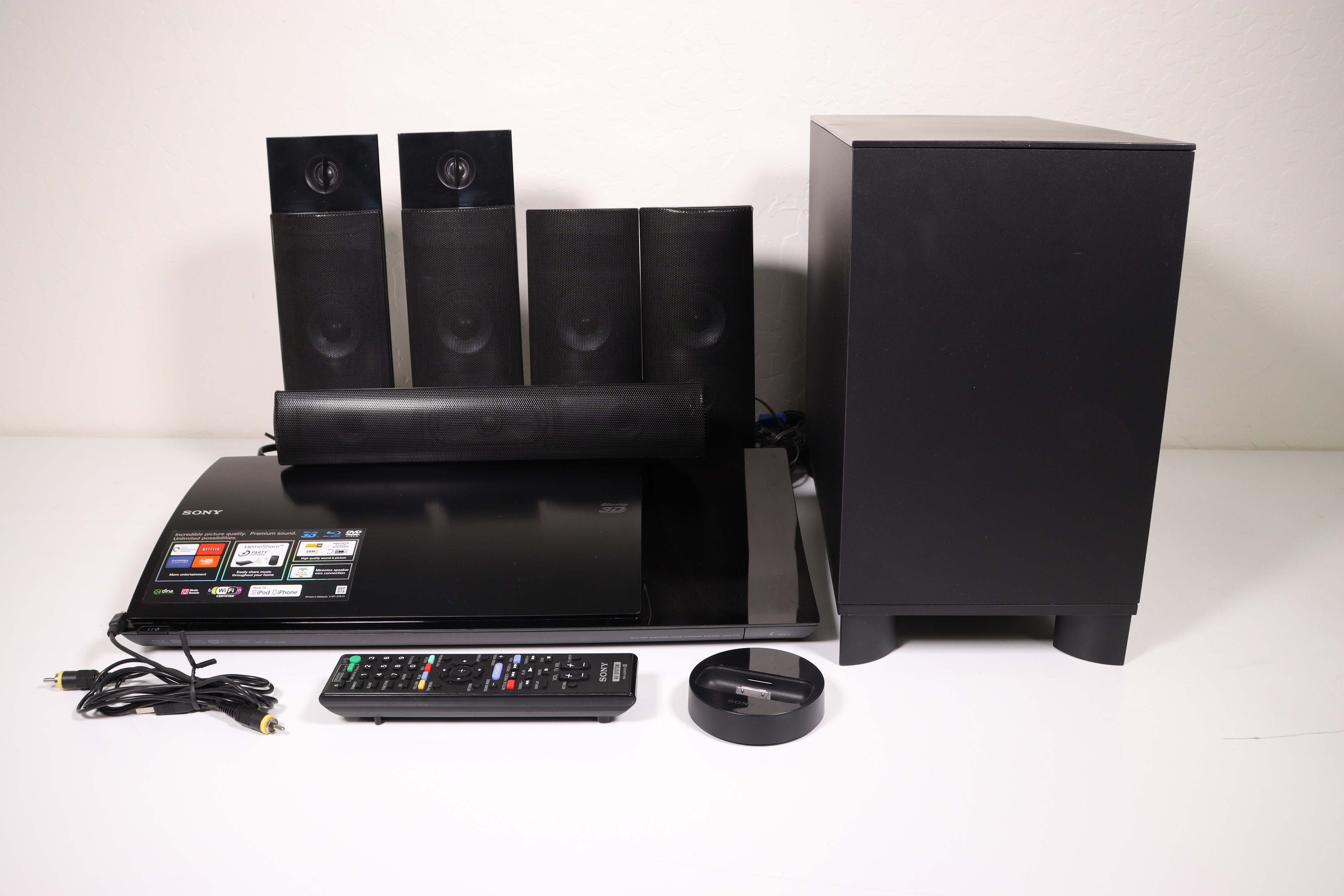 Sony BDVE780W 3D Blu-ray Home Theater System BDVE780W B&H Photo