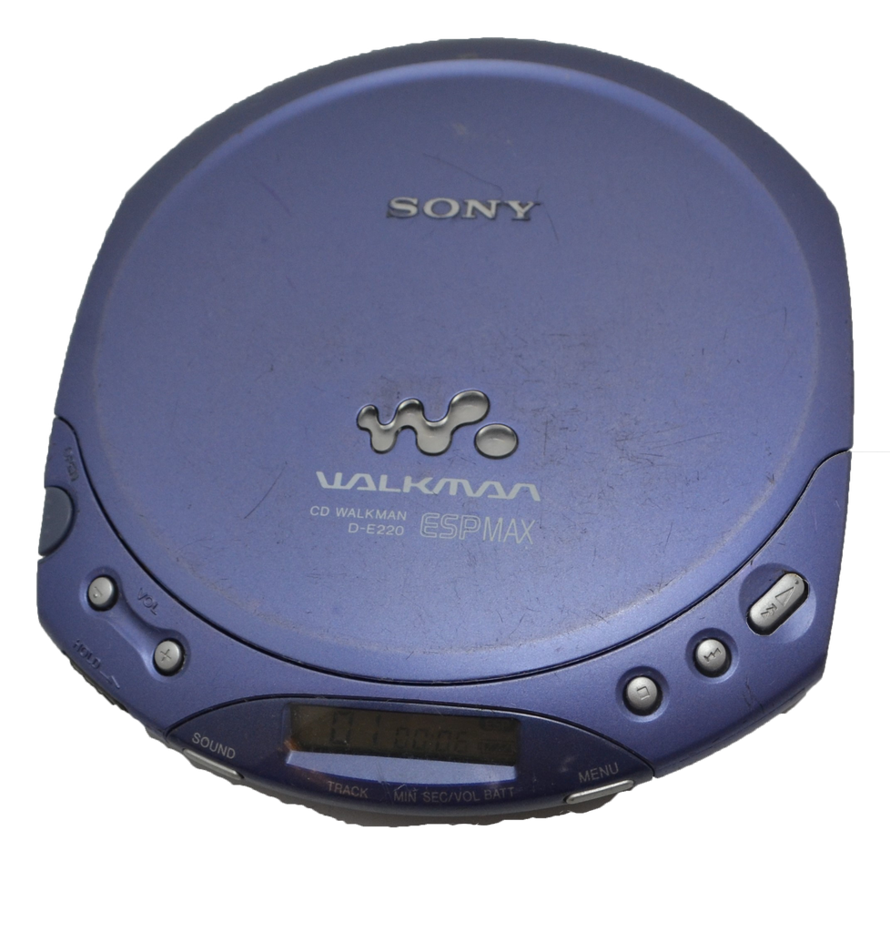 Sony Purple/Blue CD Walkman Player ESPMax (DE220)