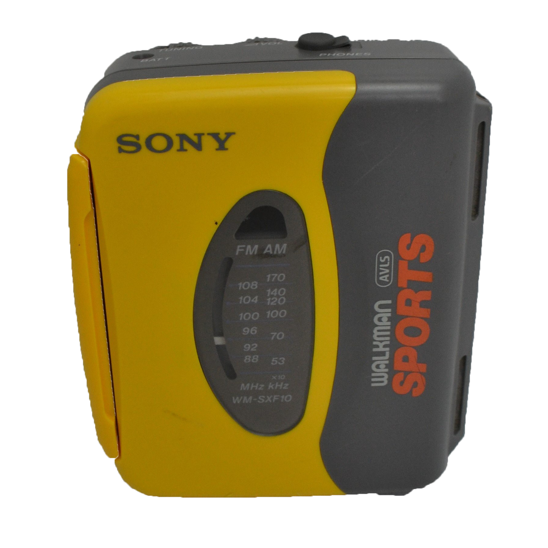 Sony WM-SXF30 Walkman Cassette Player, Beautiful Yellow, Working !