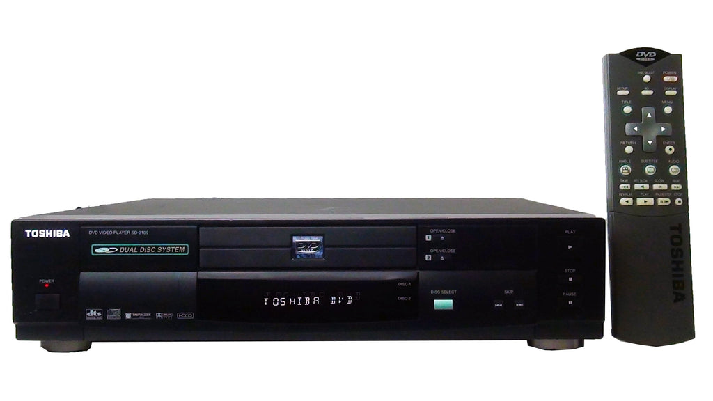 TOSHIBA SD-3109 2 Disc DVD Video Player Changer