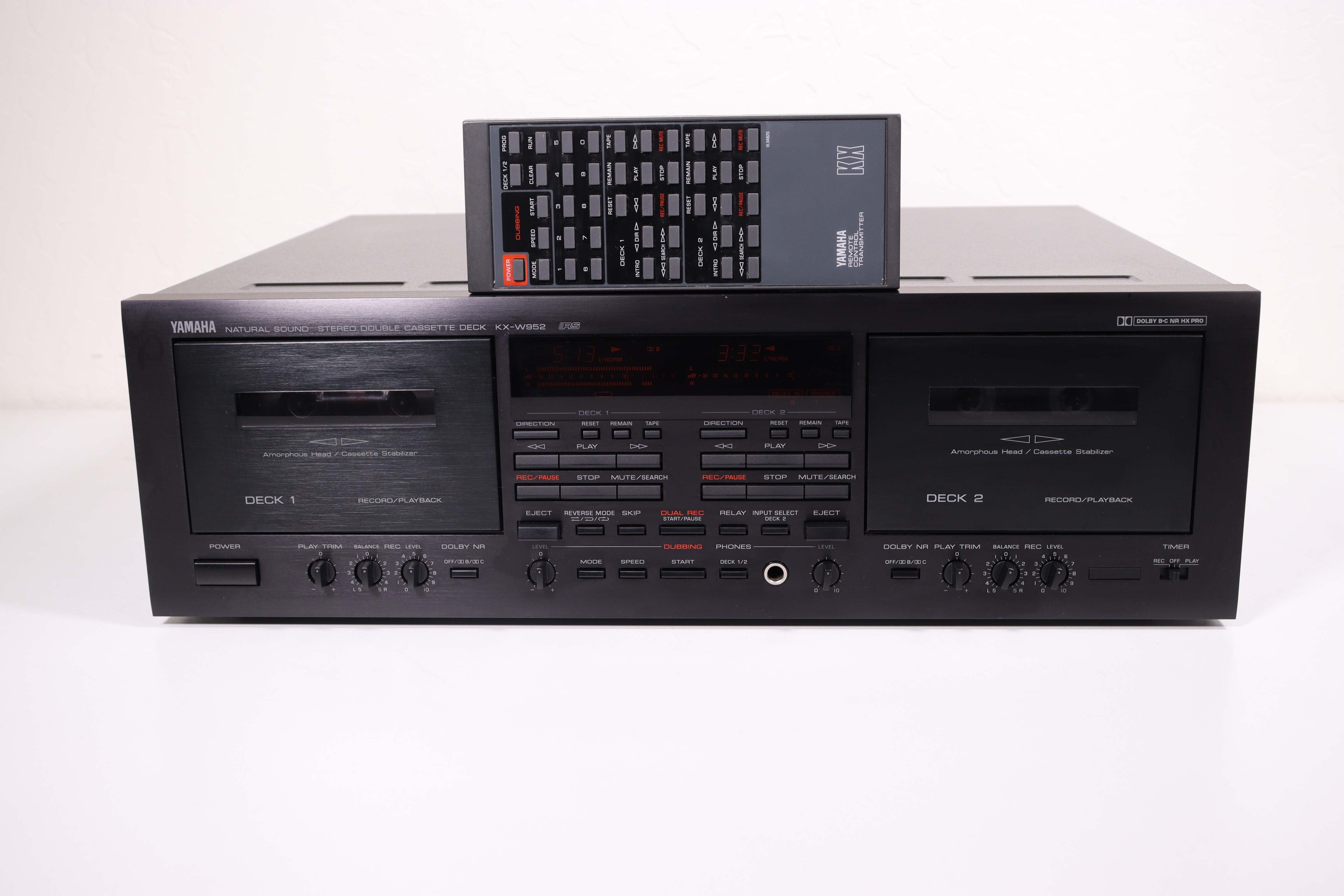 Yamaha KX-150 Natural Sound Stereo Cassette Tape Deck Unit