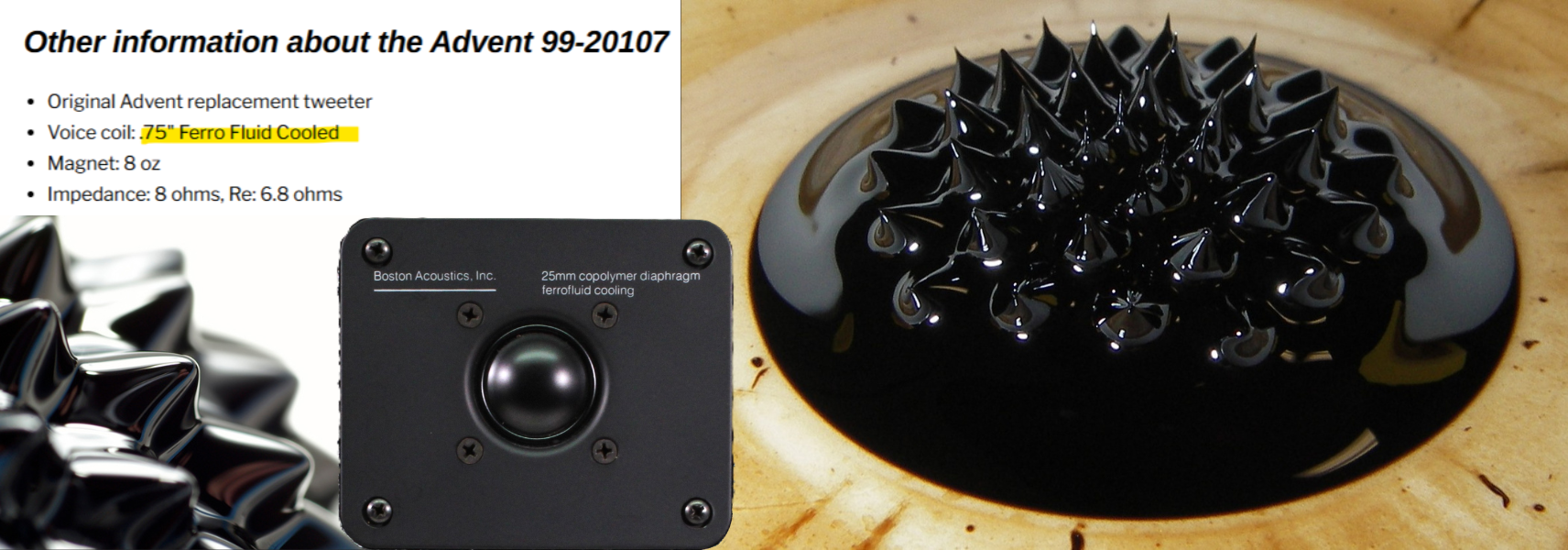 THE WHATS, WHYS, AND HOWS OF FERROFLUID TWEETERS