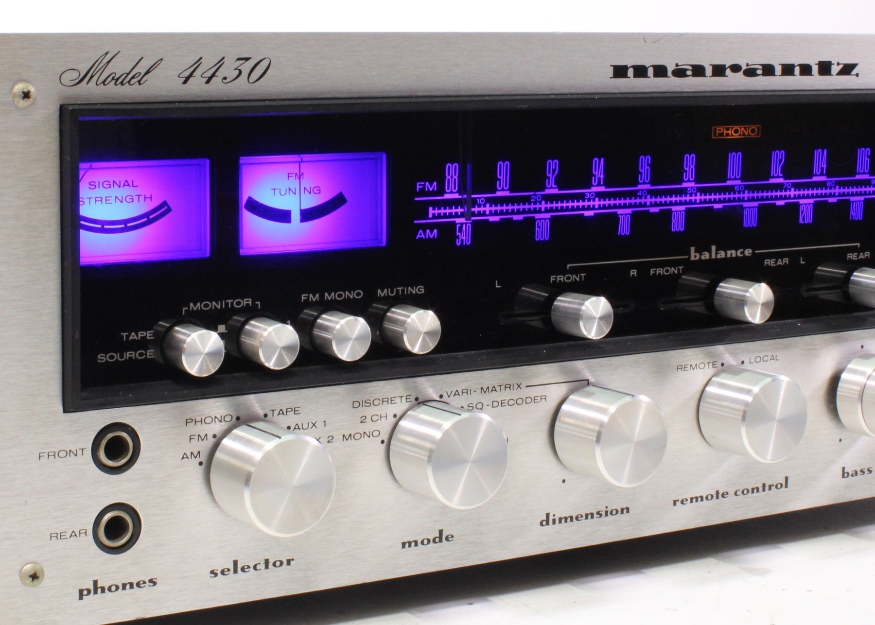 QUADRAPHONIC DREAMS: REDISCOVERING THE MARANTZ 4430