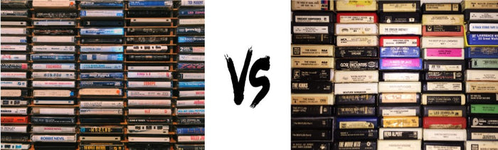 8-TRACKS VS CASSETTE TAPES: SIMILARITIES AND DIFFERENCES